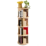 360 Rotating Bookshelf Wood Bookcase Storage Freestanding Display Rack. Fixed Price $69.90.
