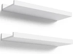 Boswillon Floating Shelves Wall Mounted Set Of 2, Modern White For Bedro. Fixed Price $23.21.