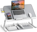 Saiji Adjustable Laptop Bed Tray Foldable Desk With Drawer For Sofa & Floor. Fixed Price $42.99.
