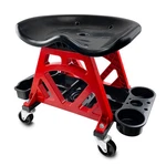 Roblock Durable Mechanic Stool Chair With Wheels, Heavy Duty Garage Shop Roll. Fixed Price $92.47.