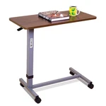 Height Adjustable Overbed Woodgrain Top Locking Wheels For Safety. Fixed Price $93.79.