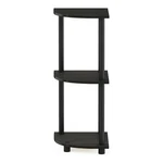 Furinno Turn-n-tube Wood 3-TIER Corner Display Rack Espresso/black. Fixed Price $37.96.