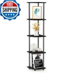 Furinno Turn-n-tube 5-TIER Corner Bookshelf Open Storage Display Rack. Fixed Price $36.65.