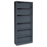 The Hon S82ABCS Metal Bookcase 34.5" Charcoal 6 Shelves. Fixed Price $840.72.
