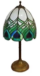 Tiffany Style Small Table Lamp. Leaded Glass. Spain (?). 19TH-20TH Century. Fixed Price $475.00.