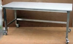 Metro, Uline Stainless Steel Mobile Lab Cleanroom Table Frame, 72L X 30W 34H. Fixed Price $1275.00.