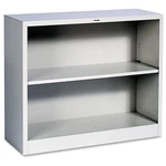 The Hon S30ABCQ Metal Bookcase 34.5" Light Gray Steel 2 Shelves. Fixed Price $387.40.