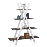 Convenience Concepts Oxford A-frame Bookshelf In Caramel Driftwood & White. Fixed Price $166.63.