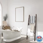 Kiayaci 4-TIER Blanket Ladder Shelves Farmhouse Decorative Wood. Fixed Price $101.10.