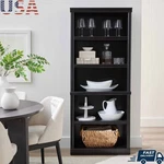 5 Shelf Bookcase Adjustable Shelves Storage Display High Capacity Home Furniture. Fixed Price $137.61.