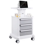 Uimoso 4 Tiers Lab Carts Mobile Medical With 3 Drawers & 1 Top Tray White. Fixed Price $196.99.