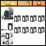 Heavy Duty Metal Bookends Non-skid Universal Stopper For Books, Movies, C. Fixed Price $71.99.
