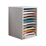 Safco Vertical Literature Organizer, 11 Compartments, Office And Classroom Ma.... Fixed Price $85.73.