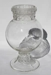 Dakota Pattern Globe Candy Apothcary Jar W Ground Mouth No Stopper. Fixed Price $49.99.