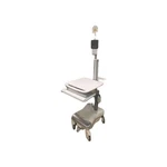 Humanscale Touchpoint Mobile Medical Technology Cart Of Care With Lift. Fixed Price $400.00.