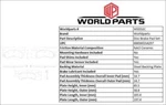Disc Brake Pad Set-rwd Synergy WSD52C. Fixed Price $43.85.