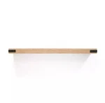 36" X 9.2" Floating Shelf Wall Mounted With Metal Corners White Oak - Inplace. Fixed Price $70.99.