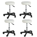 Adjustable Height Tattoo Salon Stool Rolling Chair Lots 4 Facial Massage Office. Fixed Price $125.39.