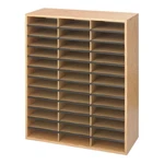 Safco Products Wood/corrugated Literature Organizer, 36 Compartment 9403,. Fixed Price $176.90.