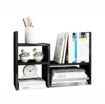 Desktop Organizer Office Storage Rack Adjustable Wood Display Shelf, Birthday.... Fixed Price $13.29.