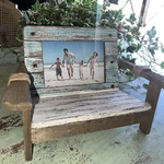 Excello Global Products Beach Chair Photo Frame: Holds 4X6" Horizontal Euc. Fixed Price $18.99.