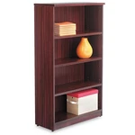 Alera Valencia Series Bookcase, Four-shelf, 31 3/4W X 14D 54 7/8H, Mahogany,. Fixed Price $308.14.