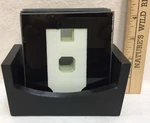 Coaster Picture Frames Glass Black Set Of 4 With Display Holder. Fixed Price $10.99.