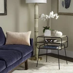 Safavieh Marcel Retro Mid-century Three Tier End Table Light Grey. Fixed Price $180.36.