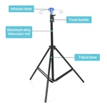Portable Collapsible Iv Pole Stand, Aluminum Alloy, 4 Hook 3 Leg, Adjustable .... Fixed Price $46.95.