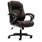 Basyx VL402EN45 Executive High-back Chair Brown 5-STAR Base. Fixed Price $536.23.