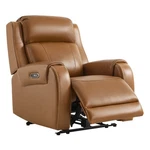 Chita Genuine Leather Power Recliner, Wall Hugger W/ Headrest, Usb/type-c. Fixed Price $524.99.