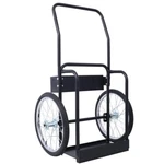 Large Dual Cylinder Cart Oxygen & Acetylene Tank Dolly 20" Pneumatic Wheel. Fixed Price $139.98.