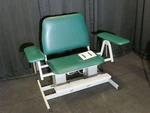 Medcare MFG12-CUXXP Power Adjustable Height Wide Phlebotomy Blood Draw Chair. Fixed Price $2100.00.