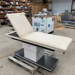 Hausmann 4756 Powermatic Medical Examination Table With Gas-spring Backrest. Fixed Price $650.00.