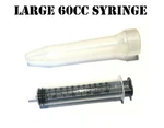 Kendall 60CC Large Monoject Syringe Regular Tip For Crafts Adhesive Garden Nos. Fixed Price $5.95.