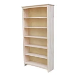Shaker Bookcase - 72 H, Unfinished. Fixed Price $475.08.