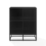 Crosley Furniture Enzo Record Storage Cube Bookcase In Black. Fixed Price $207.37.