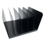 Huron Vertical Slot Steel Desk Organizer/sorter Black HASZ0145. Fixed Price $44.99.