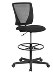 Flash Furniture Ergonomic Mid Back Mesh Swivel Drafting Stool Black. Fixed Price $124.60.