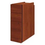 Hon 10500 Series Narrow Profile Pedestal, BOX/1 Drawer, 9-1/2"W, Cognac. Fixed Price $311.23.