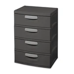 Sterilite 4 Drawer Unit, Durable Plastic Storage Solution For Garages And Baseme. Fixed Price $114.85.