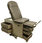The Brewer Company 5001 Series Exam Table. Fixed Price $330.00.