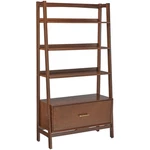 Crosley Furniture Landon Wood 4 Shelf Wide Etagere Bookcase In Mahogany. Fixed Price $359.63.