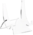 Clear Acrylic Double-scoop Display Easel, 3" H X 2.875" W 2.5". Fixed Price $16.72.