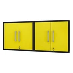 Manhattan Comfort Eiffel 2-PIECE Wood Floating Garage Cabinets Yellow. Fixed Price $388.48.
