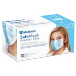 Medicom Safemask Premier Elite Astm Level 3 Earloop Mask, Blue, 50/BOX. Fixed Price $17.95.