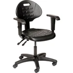 Interion Polyurethane Task Chair With Adjustable Arms Black. Fixed Price $181.53.
