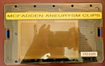 Codman Kees Alex Mcfadden Aneurysm Set Appliers 43. Fixed Price $2400.00.