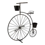 Nostalgic High Wheel Bicycle Iron Stand Planter Pails Gift 32 X 10 34". Fixed Price $107.90.