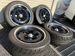 Mazdaspeed MS-02 Wheels By Rays For RX-7 FD3S. Sizes: 8J+33, 9J+38. Set Of 4. Fixed Price $8050.00.